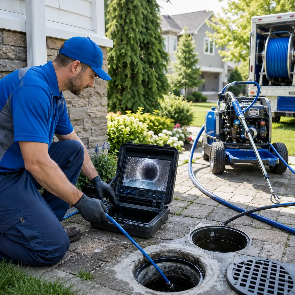 Outdoor drain cleaning professionals serving Granite Falls, NC